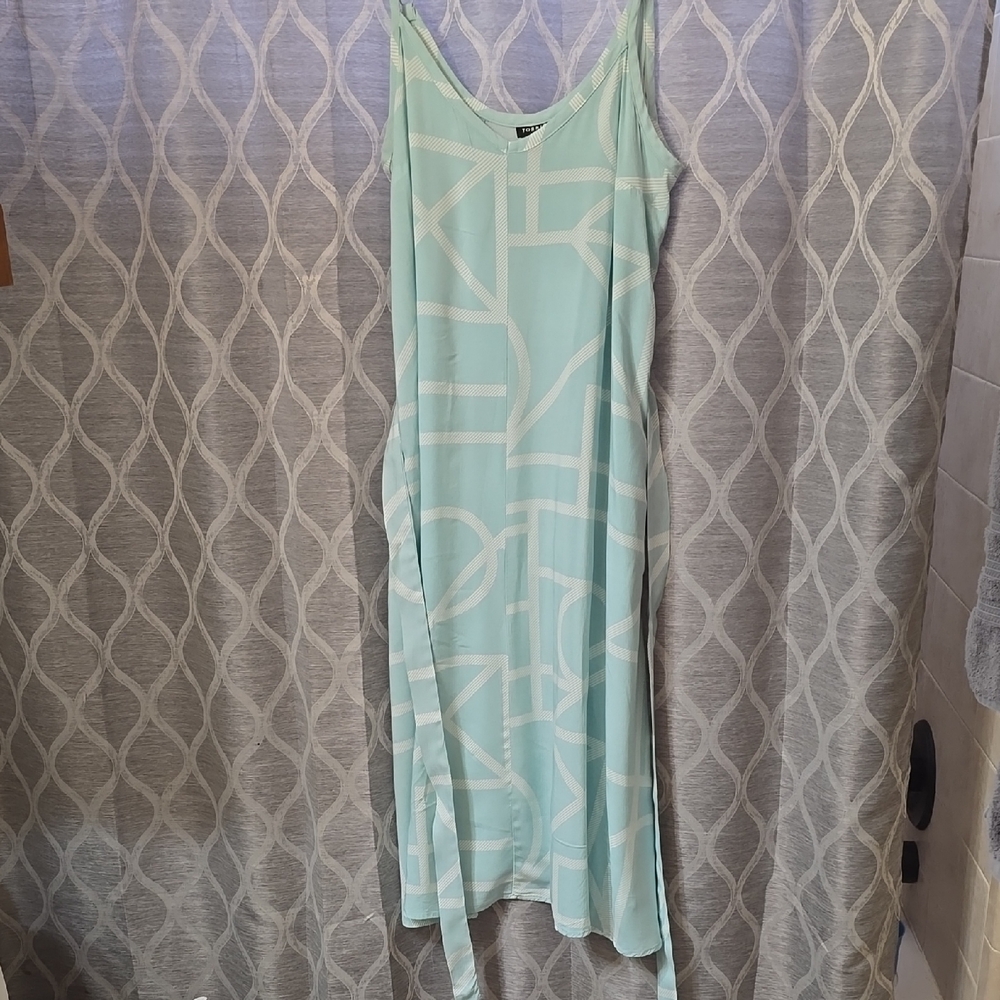 Torrid Women's Light Blue Graphic Maxi Dress
